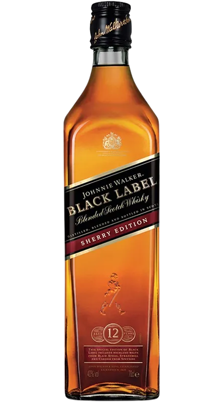 Johnnie Walker Black Label 12 ani Sherry Finish Blended Whisky 0.7L